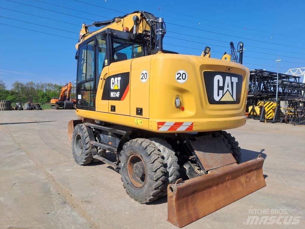 CAT M314F  휠 굴삭기