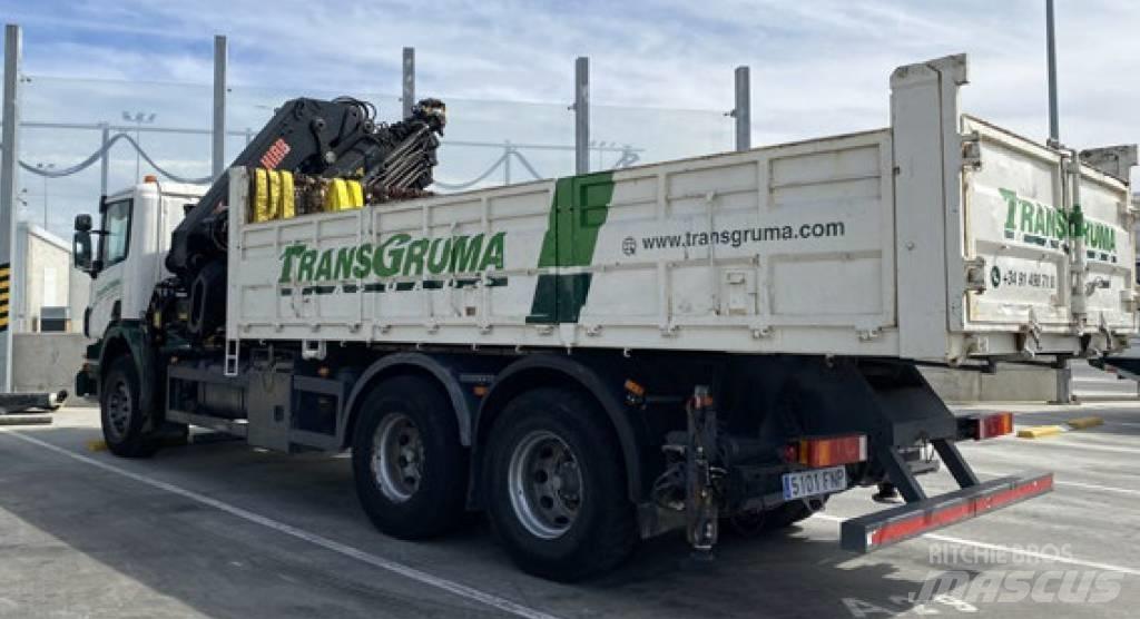 Hiab 477 E-8 로더 크레인