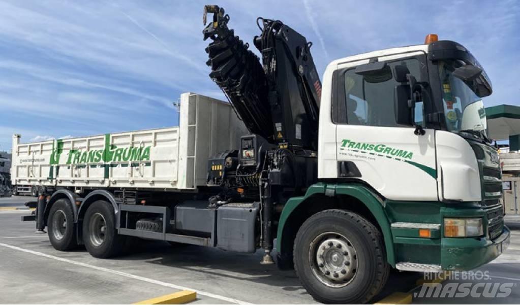 Hiab 477 E-8 로더 크레인