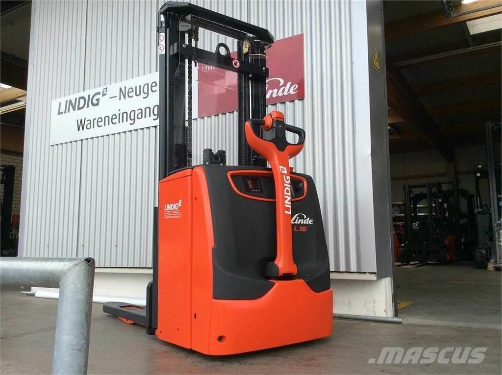 Linde L16I 보행식 리치 지게차