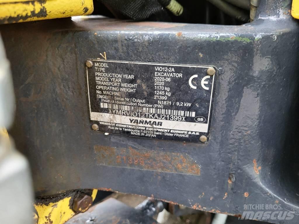 Yanmar VIO12 소형 굴삭기 7톤 미만