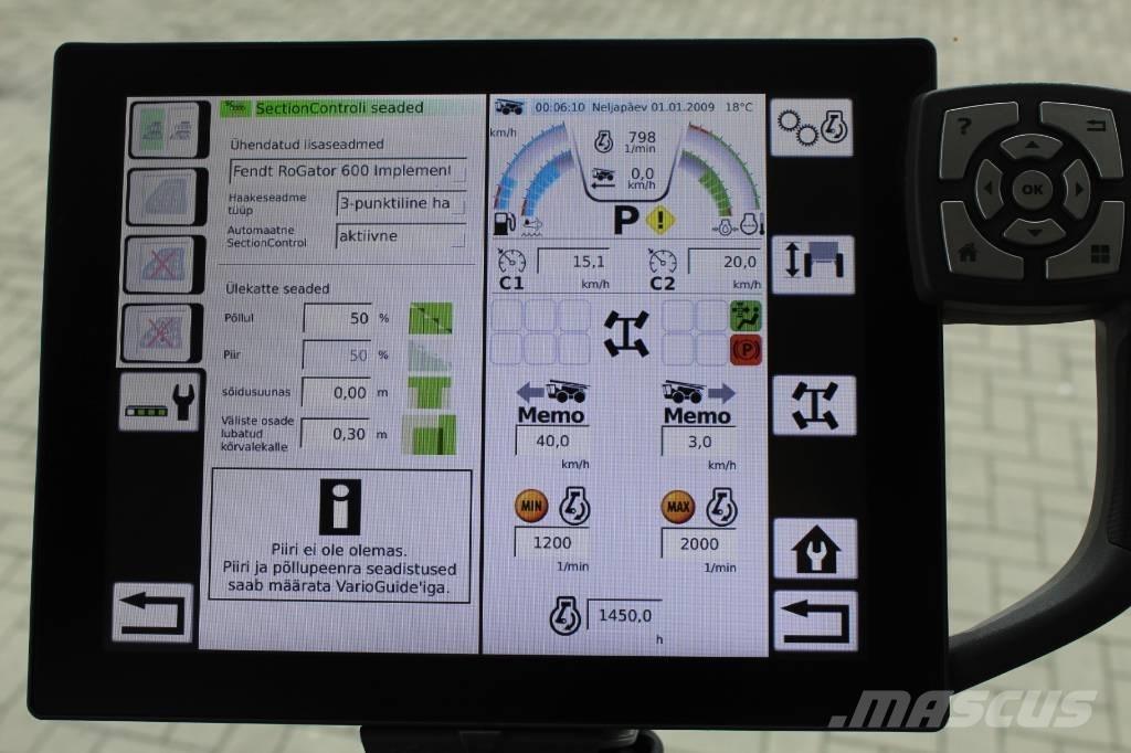 Fendt Rogator 665 자주 동력 분무기