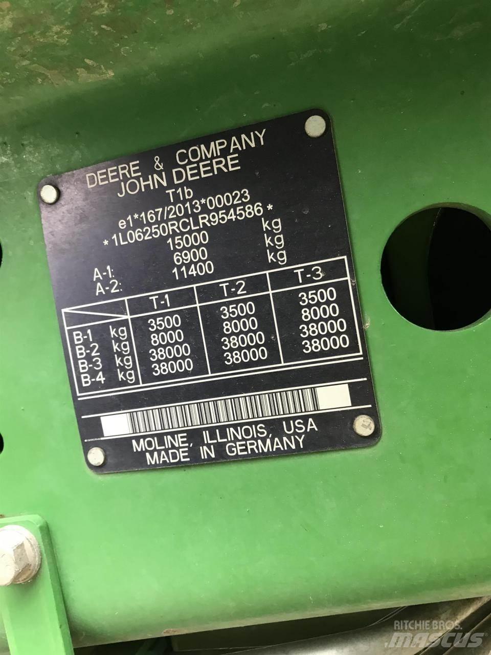 John Deere 6250R 트랙터