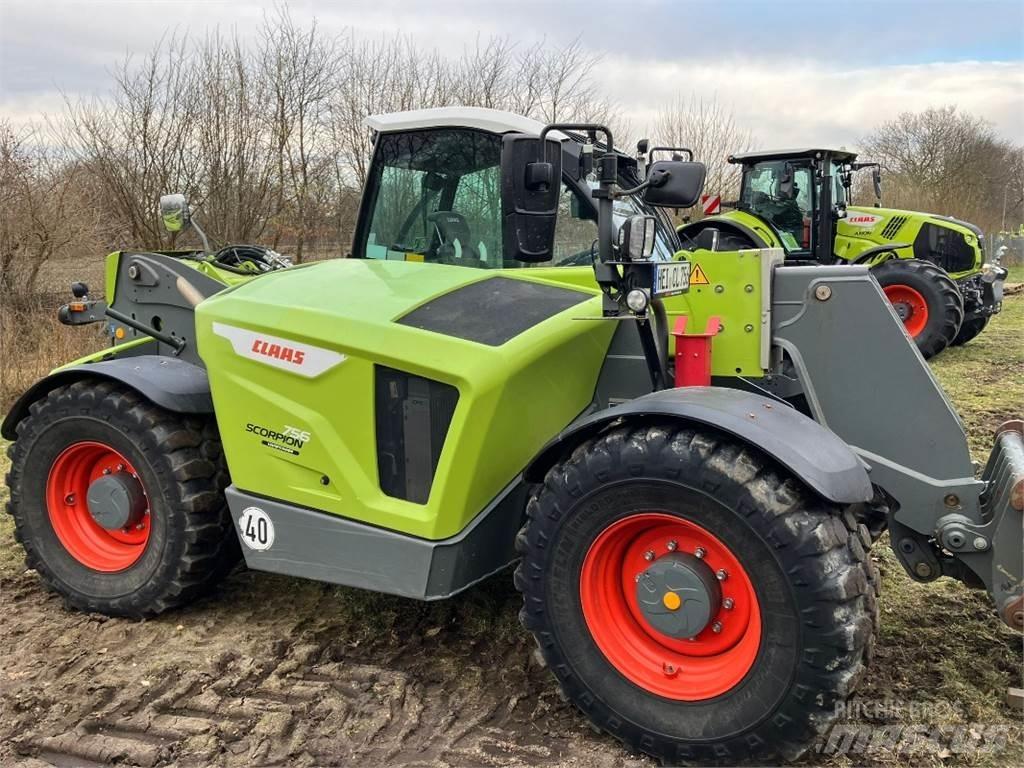 CLAAS SCORPION 756 텔러 핸들러