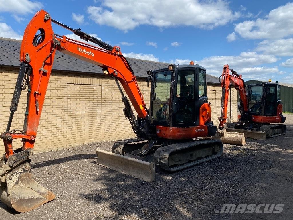 Kubota Kx057 소형 굴삭기 7톤 미만