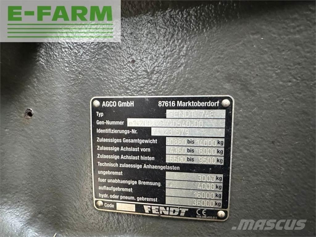 Fendt 720 Vario 트랙터
