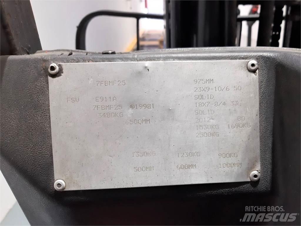 Toyota 7FBMF25 전동 지게차