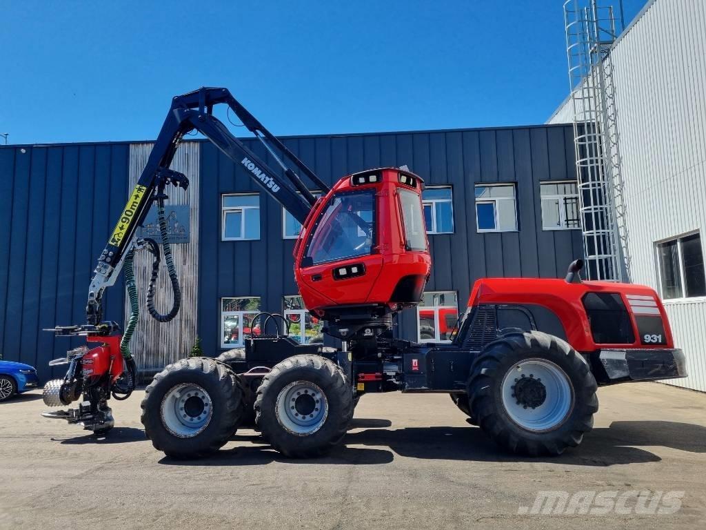 Komatsu 931 원목 하베스터