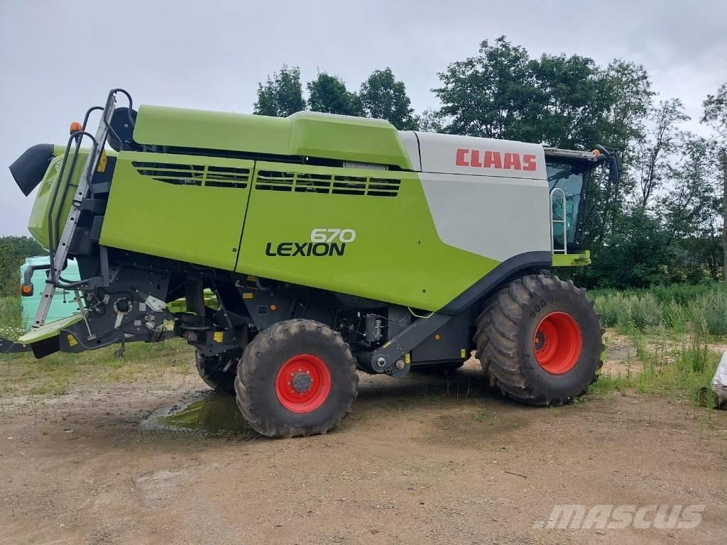 CLAAS Lexion 670 콤바인 수확기