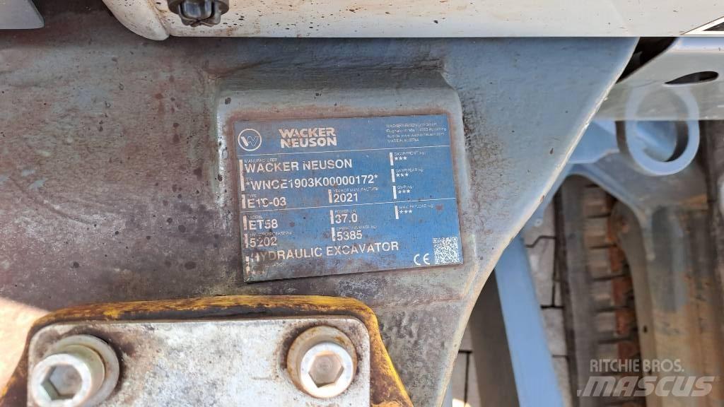 Wacker Neuson ET58 대형 굴삭기 29톤 이상