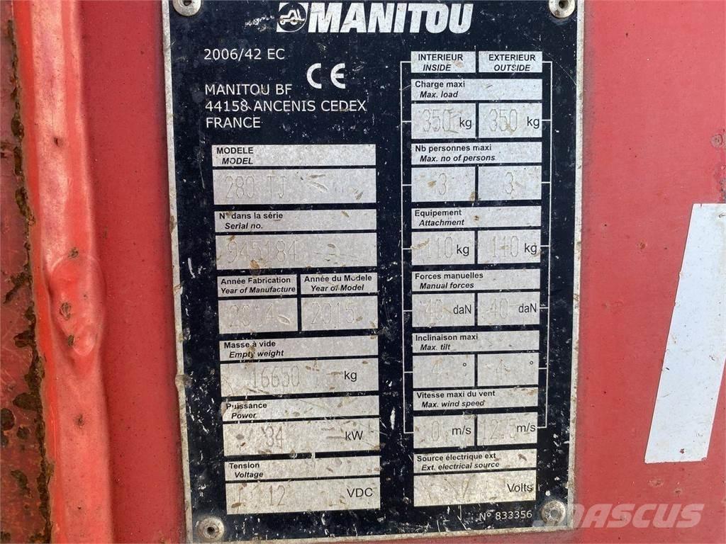 Manitou 280TJ 관절형 전동이동 리프트