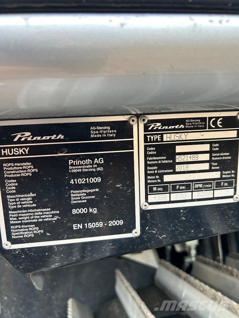 Prinoth Husky 배설차