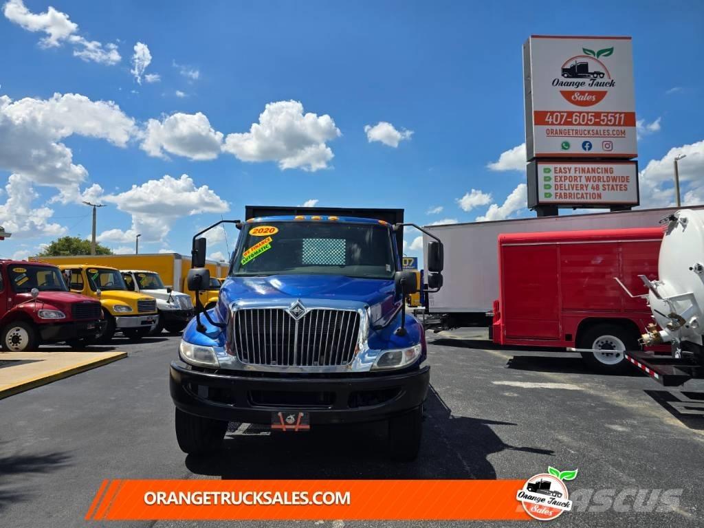 International MV607 플랫베드/드롭사이드 트럭