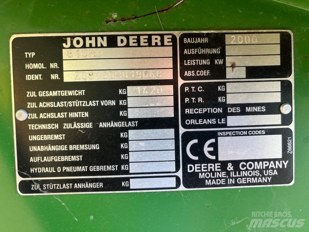 John Deere 2256 콤바인 수확기