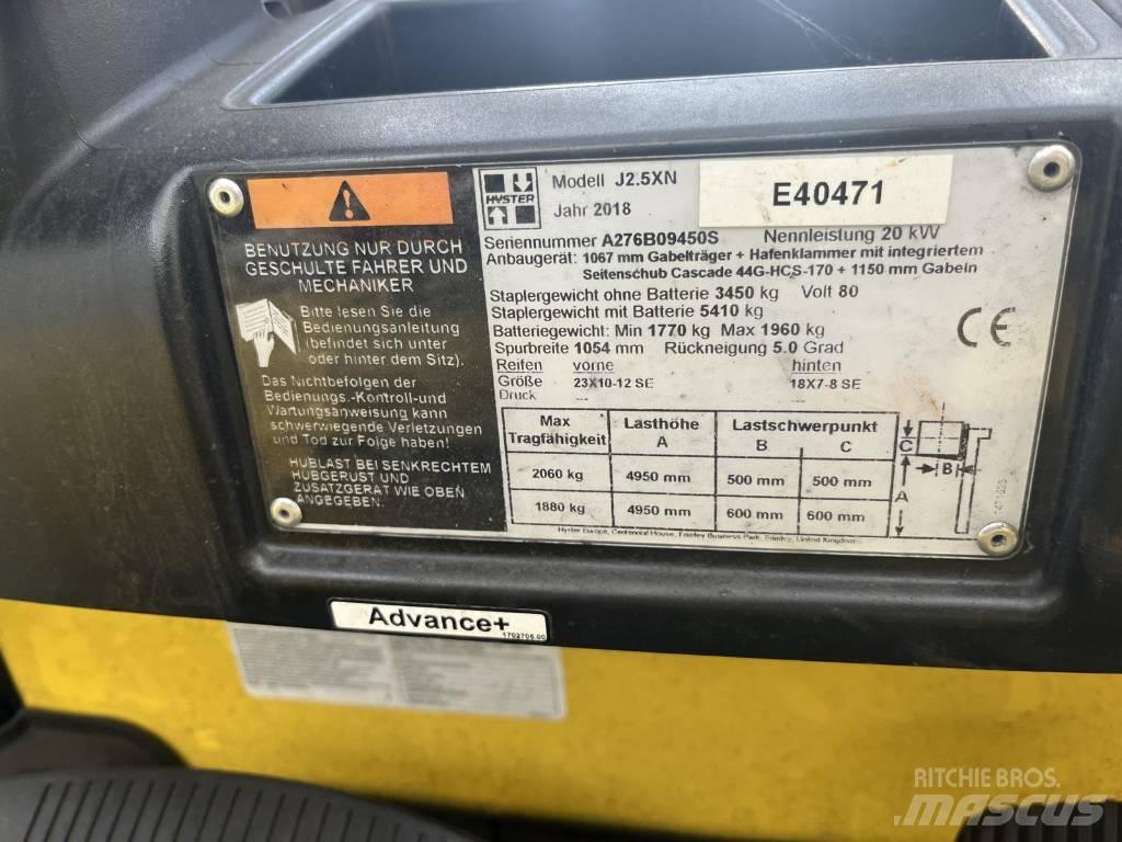 Hyster J2.5XN 전동 지게차