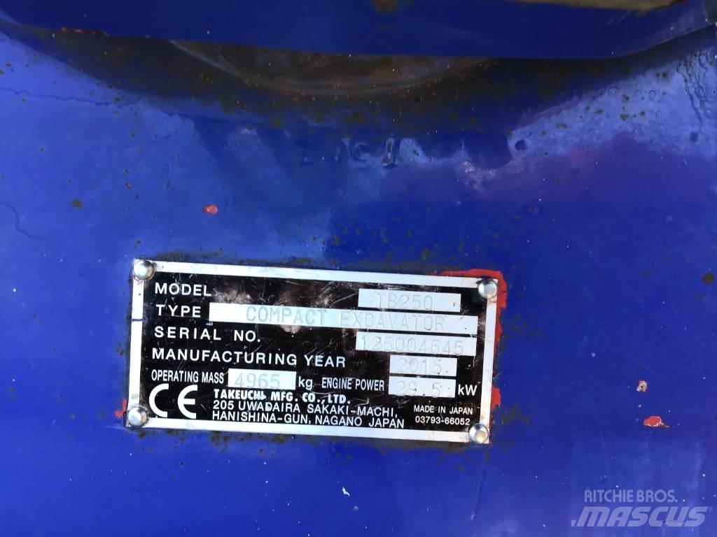 Takeuchi TB 250 소형 굴삭기 7톤 미만
