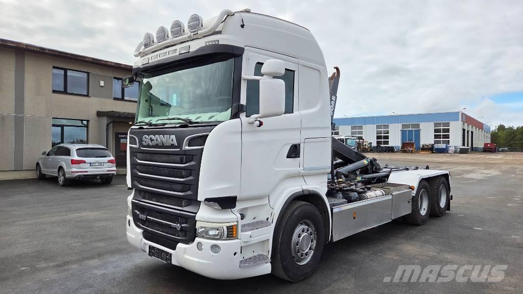 Scania R520 6X4 훅 리프트 트럭