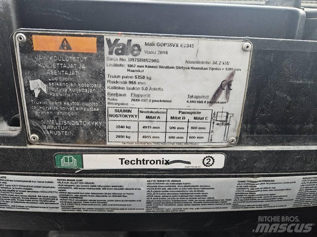 Yale GDP 35 VX 디젤 지게차