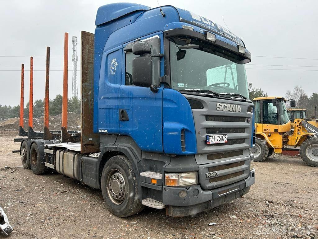 Scania R 420 목재 트럭