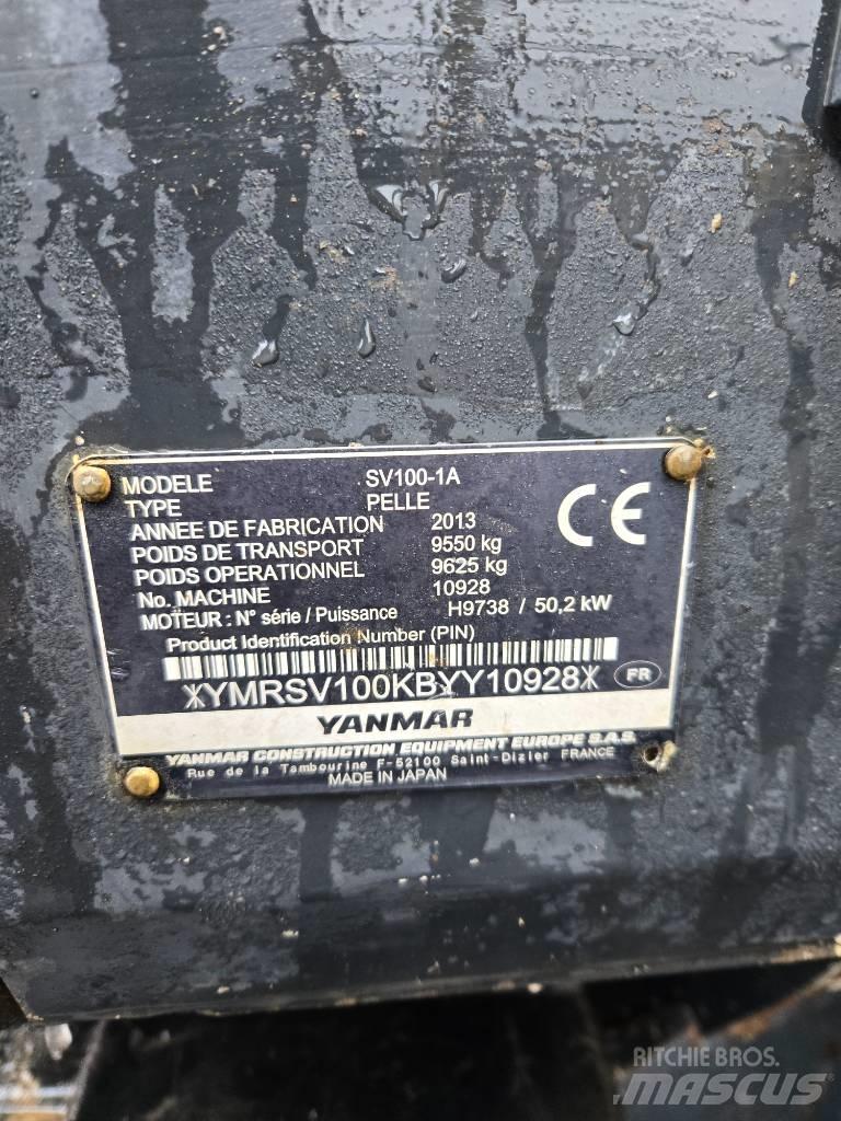 Yanmar SV 100-1A 중형굴삭기 7톤-28톤