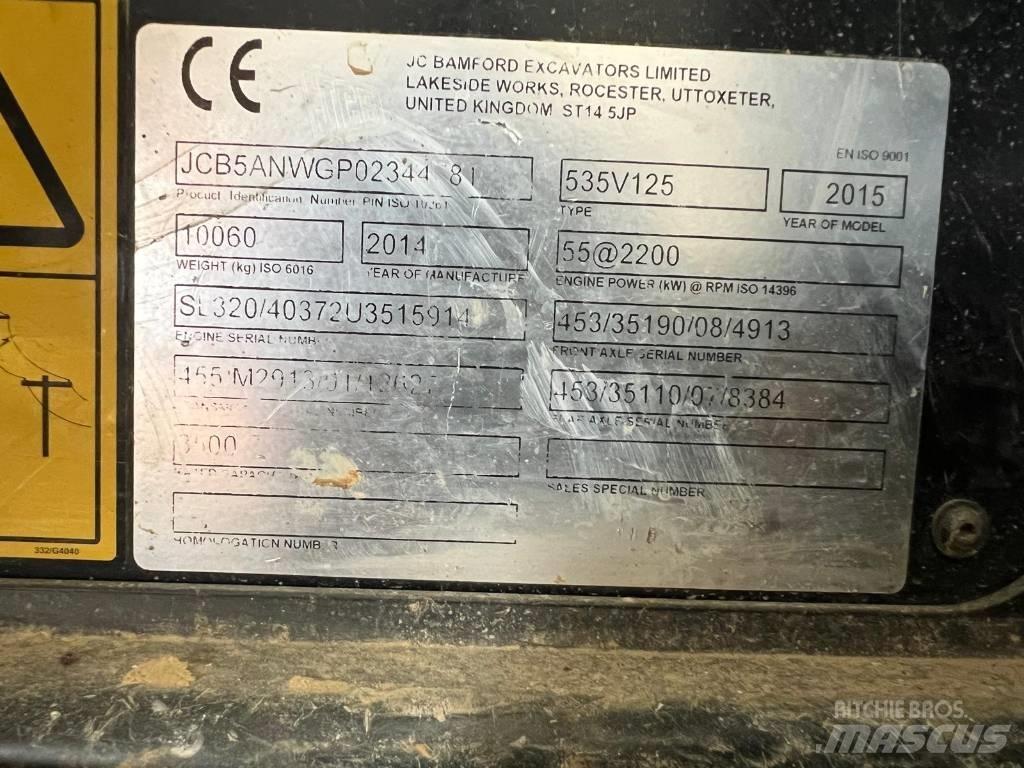 JCB 535-125 텔러 핸들러