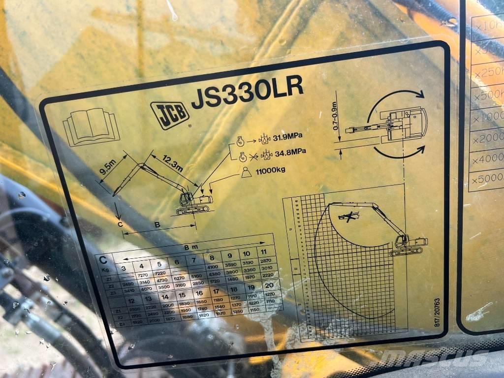 JCB Js 330 lr 롱리치 굴삭기