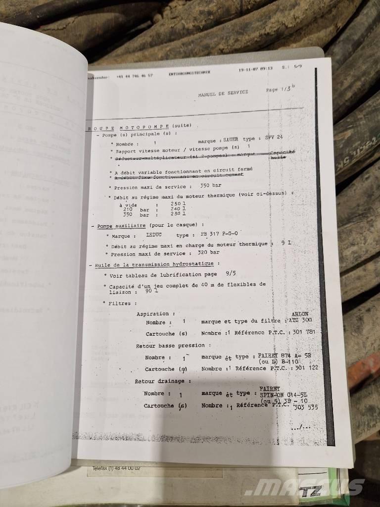  PTC 2313 유압 파일 해머