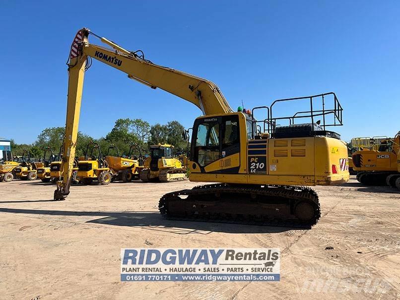 Komatsu PC 210 LC 롱리치 굴삭기
