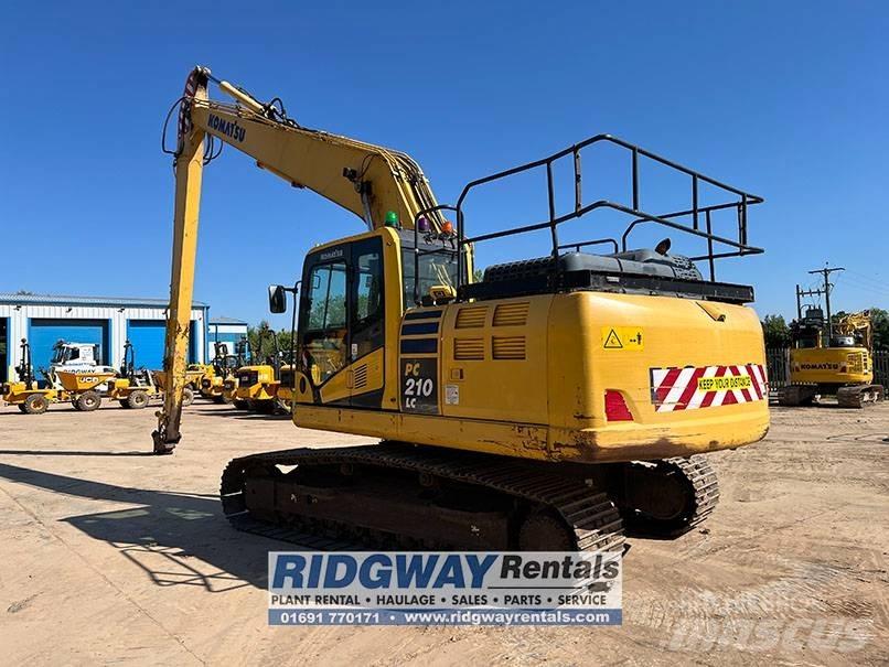 Komatsu PC 210 LC 롱리치 굴삭기