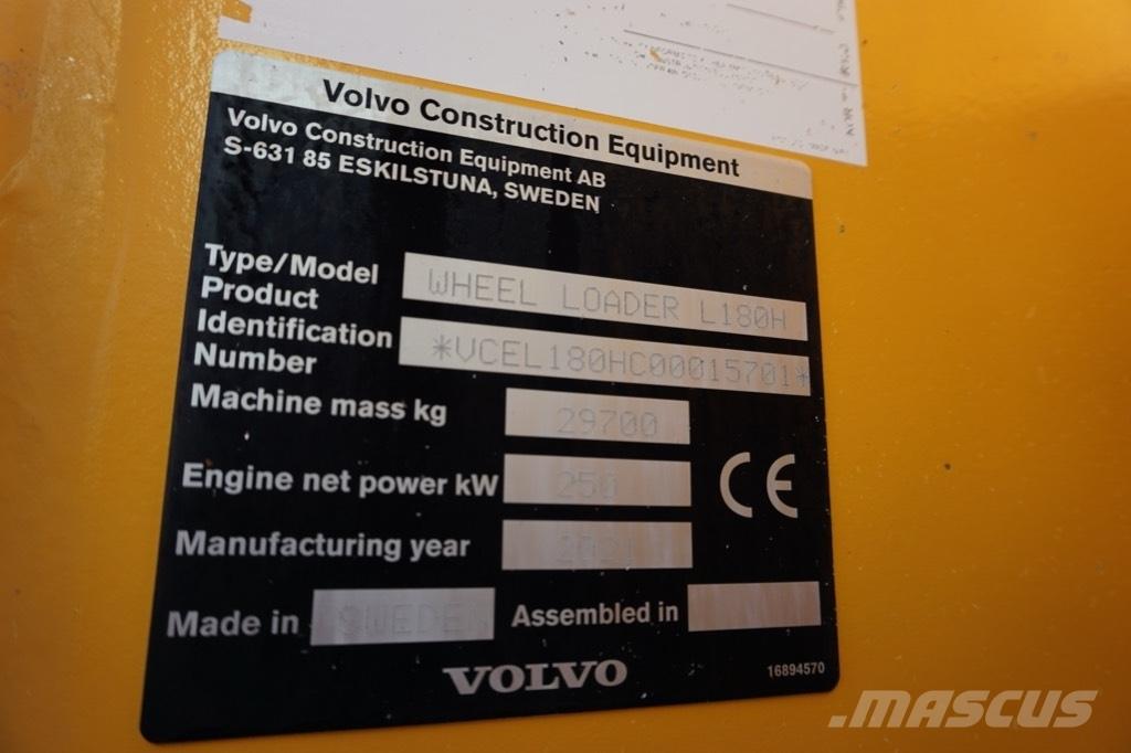 Volvo L 180 H  휠로우더