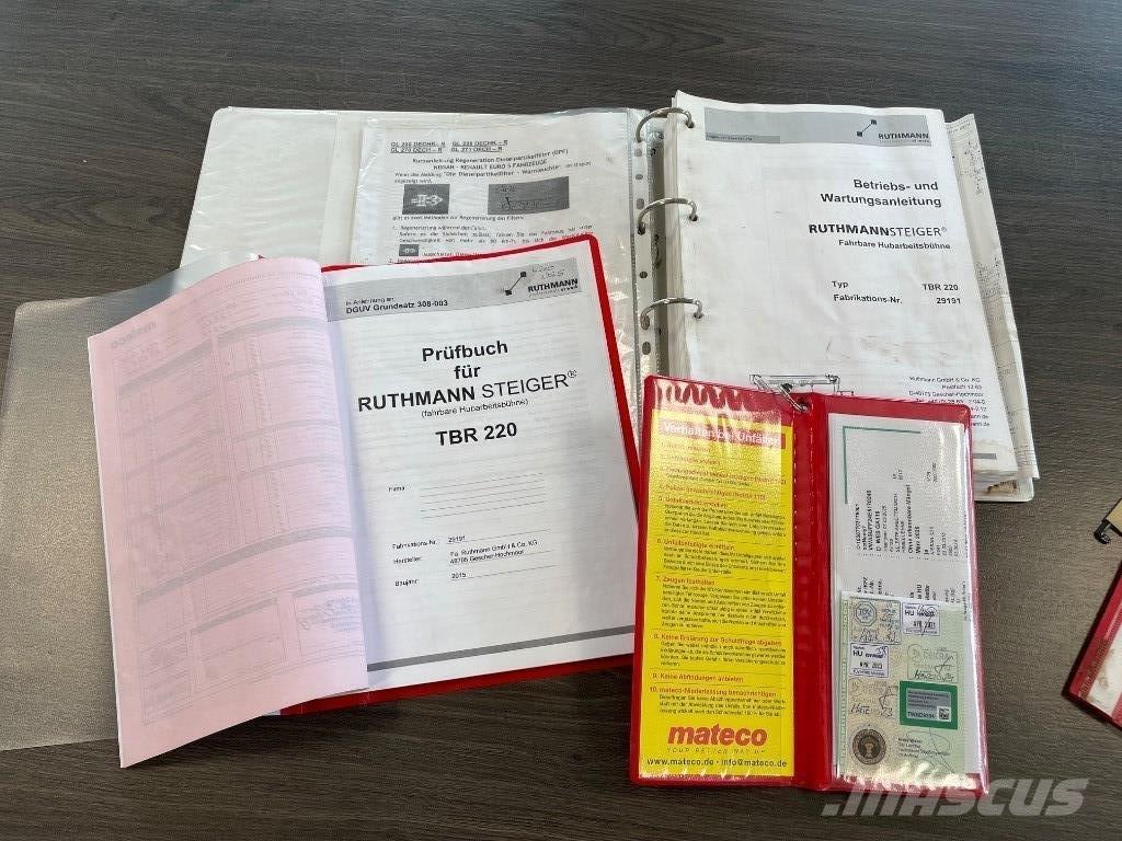 Ruthmann TBR 220 트럭 탑재 고소작업대