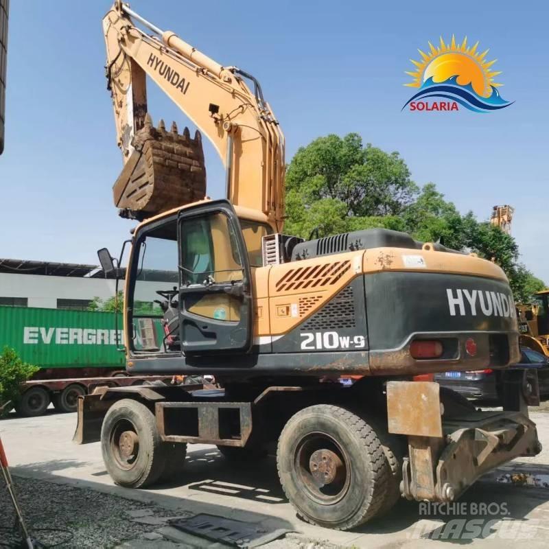 Hyundai 210w-9  휠 굴삭기