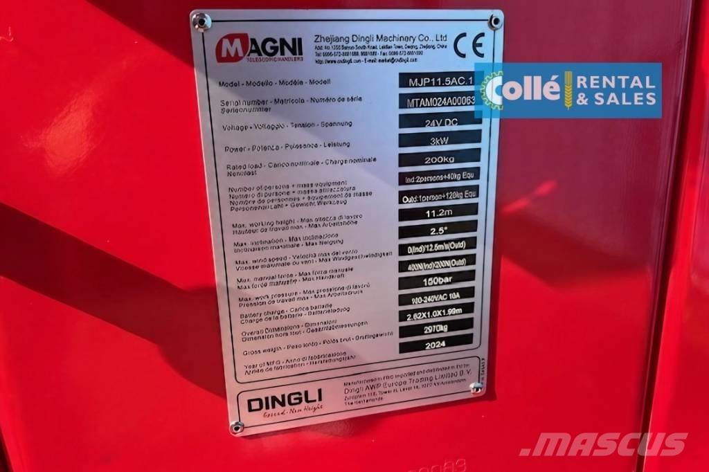 Magni MJP 11.5 | 2024 관절형 전동이동 리프트
