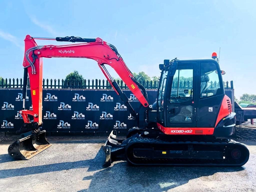 Kubota KX 080-4 중형굴삭기 7톤-28톤