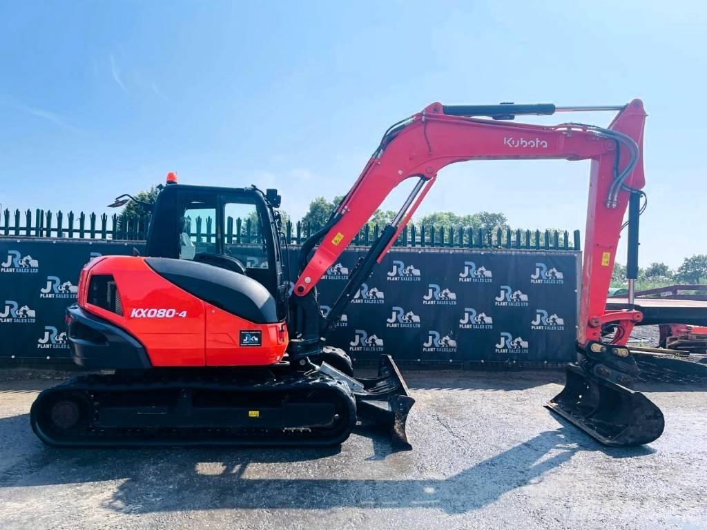Kubota KX 080-4 중형굴삭기 7톤-28톤