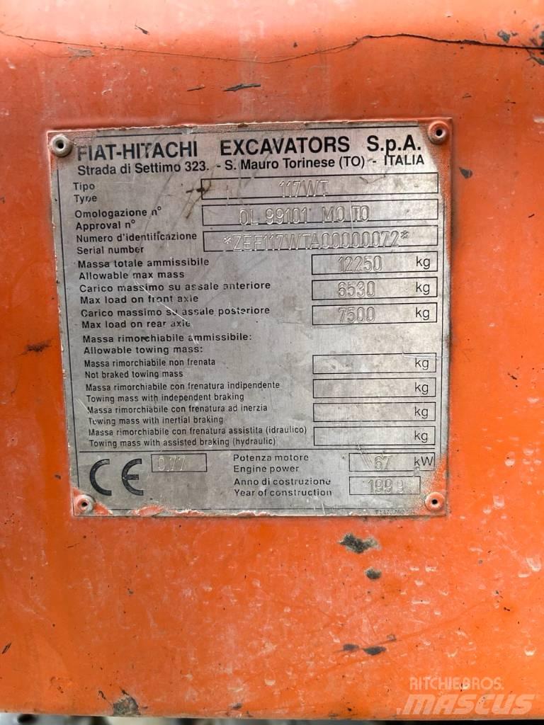 Fiat-Hitachi fh 120  휠 굴삭기