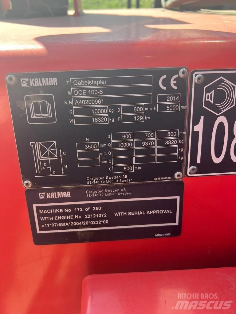 Kalmar DCE100-6 디젤 지게차