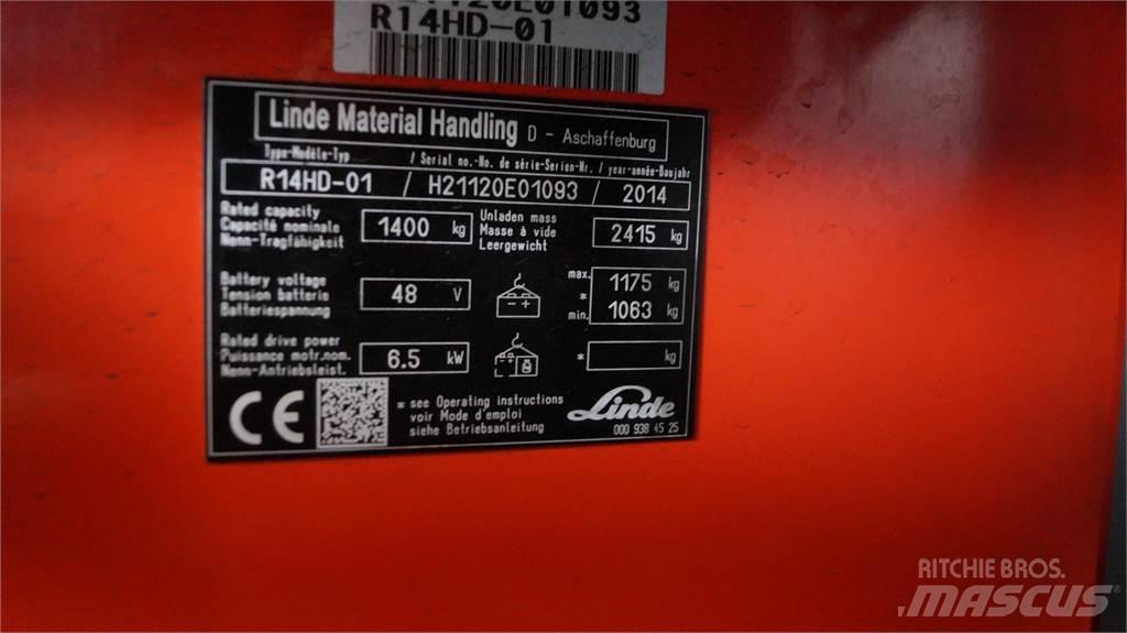 Linde R14HD 리치 트럭