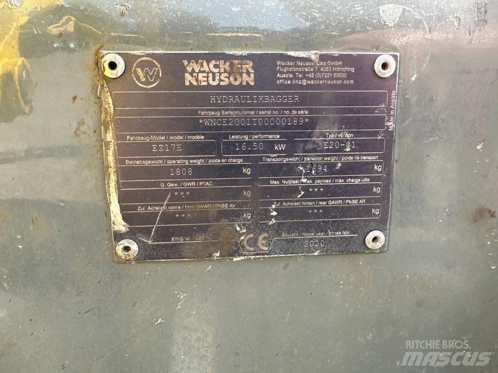 Wacker Neuson EZ17e 대형 굴삭기 29톤 이상