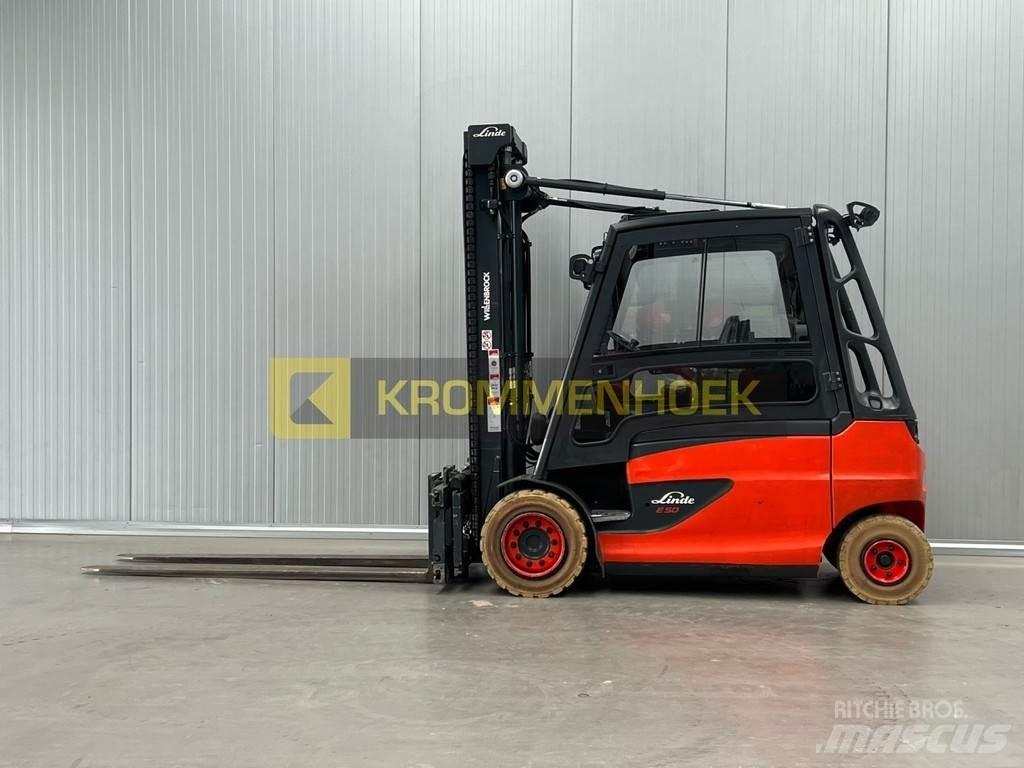 Linde E 50 HL 전동 지게차