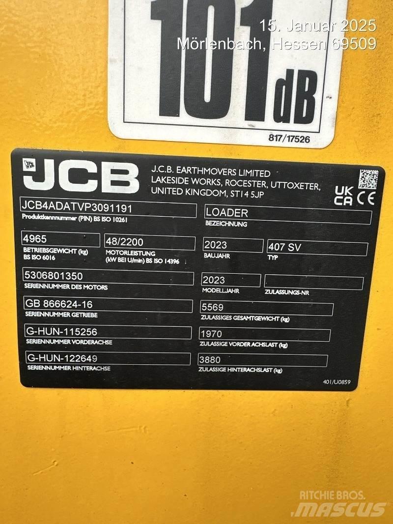 JCB 407  휠로우더
