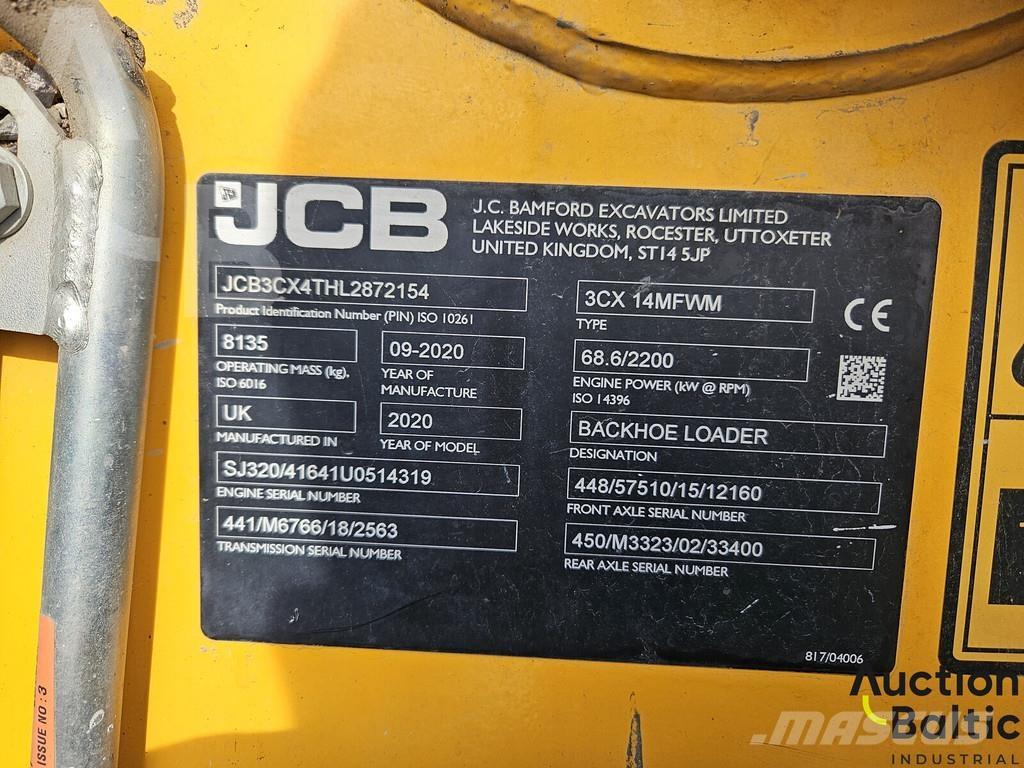 JCB 3 CX 14MFWM 백호로더