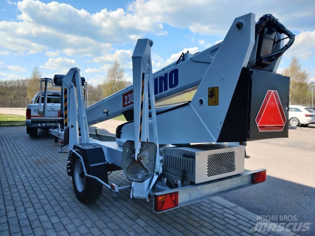Dino 230 T Skylift 트레일러 탑재 고소작업대