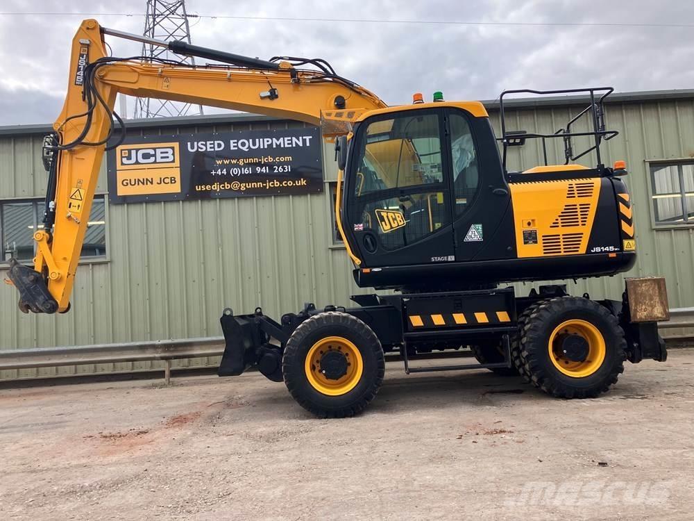 JCB JS145W  휠 굴삭기
