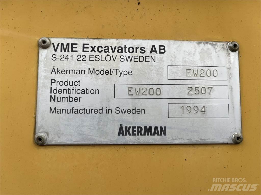 Åkerman EW200 4X4  휠 굴삭기