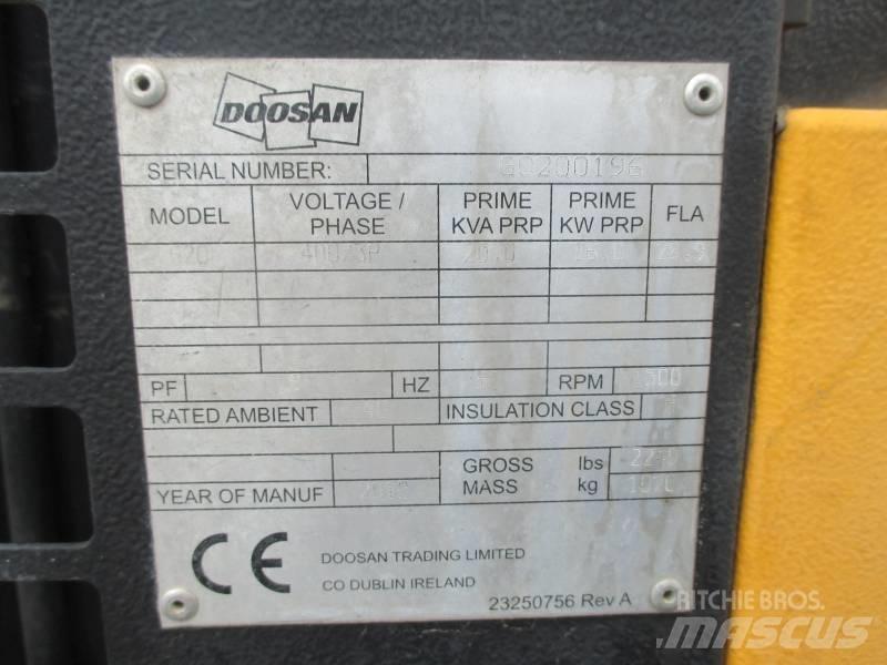 Doosan G 20 디젤 발전기