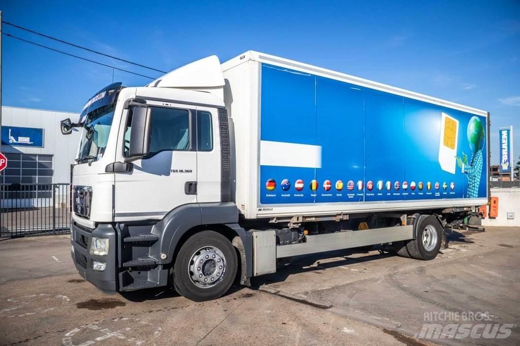 MAN TGS 18.360 LL 탑차 트럭