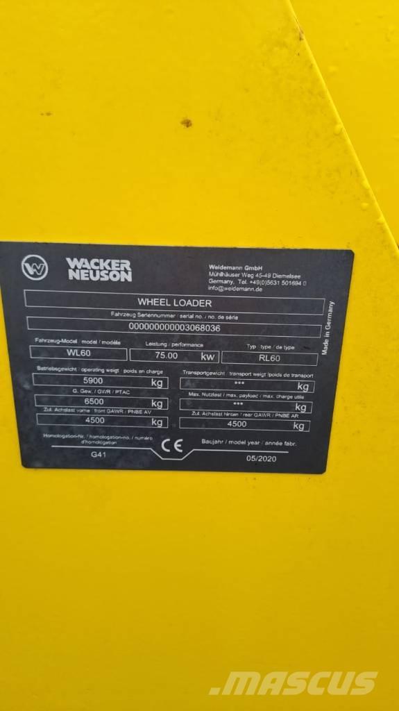 Wacker Neuson WL60  휠로우더