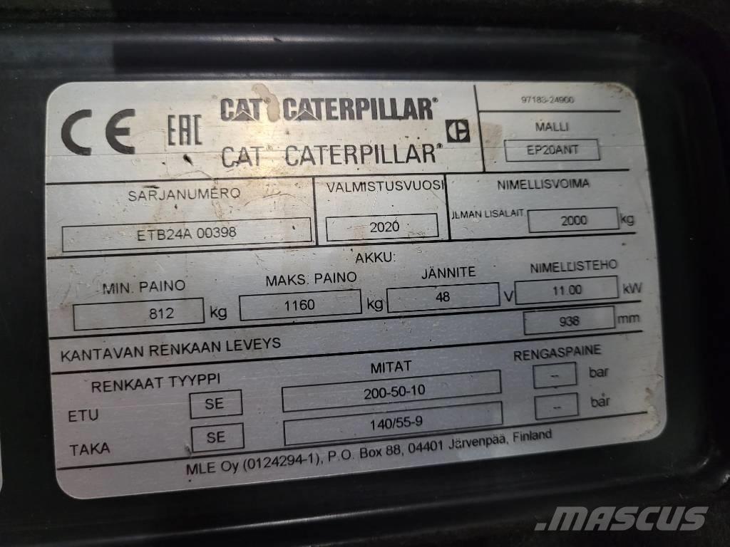 CAT EP20ANT 전동 지게차