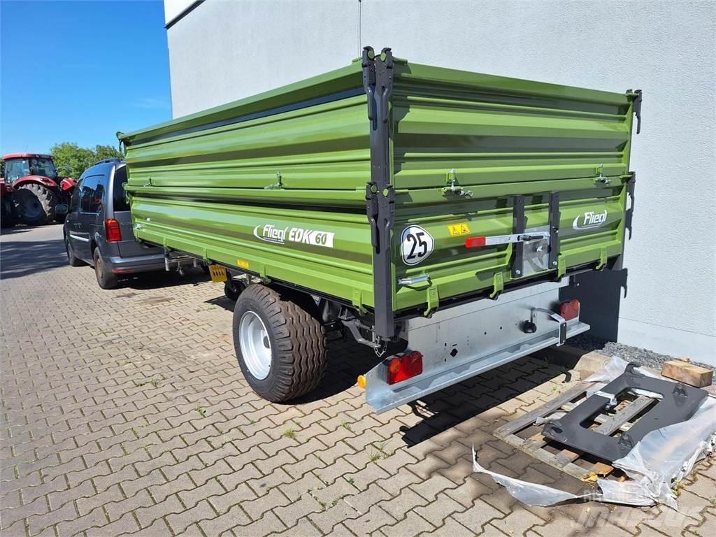 Fliegl EDK 60 FOX 티퍼 트레일러